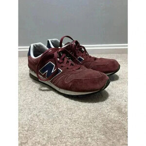 MENS NEW BALANCE 565 SUEDE TRAINERS - Size 10.5- Red And Navy Ml565bnv RETRO
